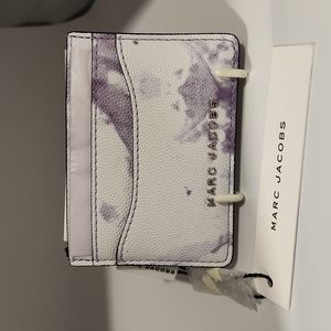 NWOT Marc Jacobs Tye Die Leather Card Case